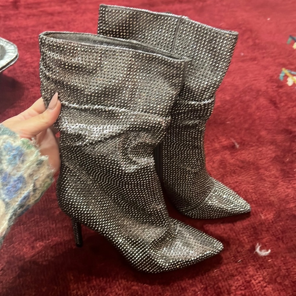 Bedazzled booties
